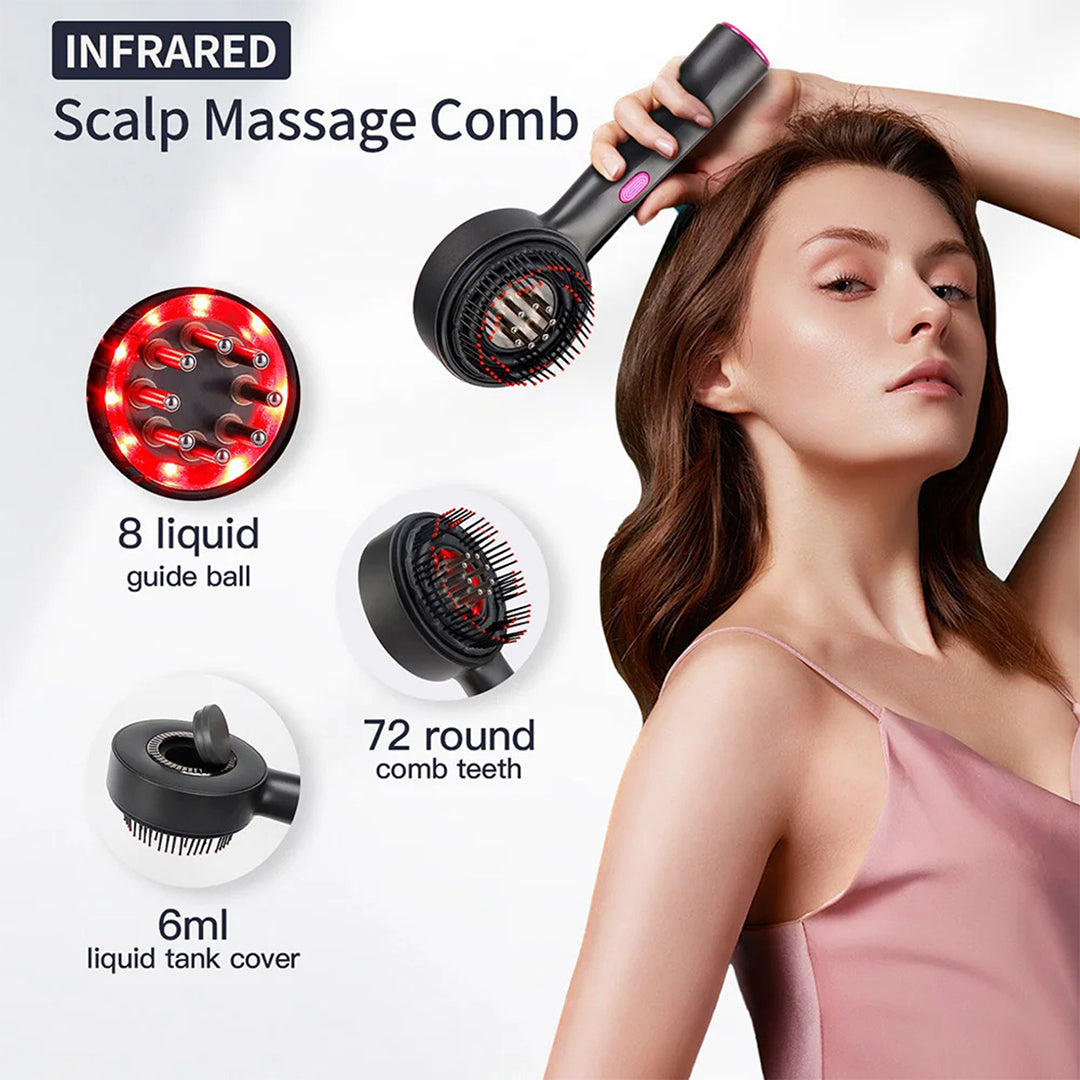 FIVOX LumiScalp™ – Infrared Oil Comb & Scalp Massager