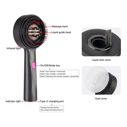 FIVOX LumiScalp™ – Infrared Oil Comb & Scalp Massager