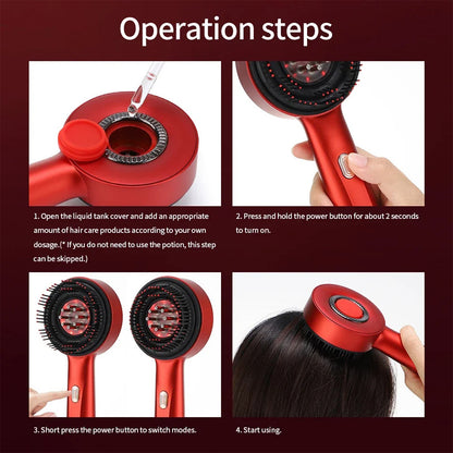 FIVOX LumiScalp™ – Infrared Oil Comb & Scalp Massager