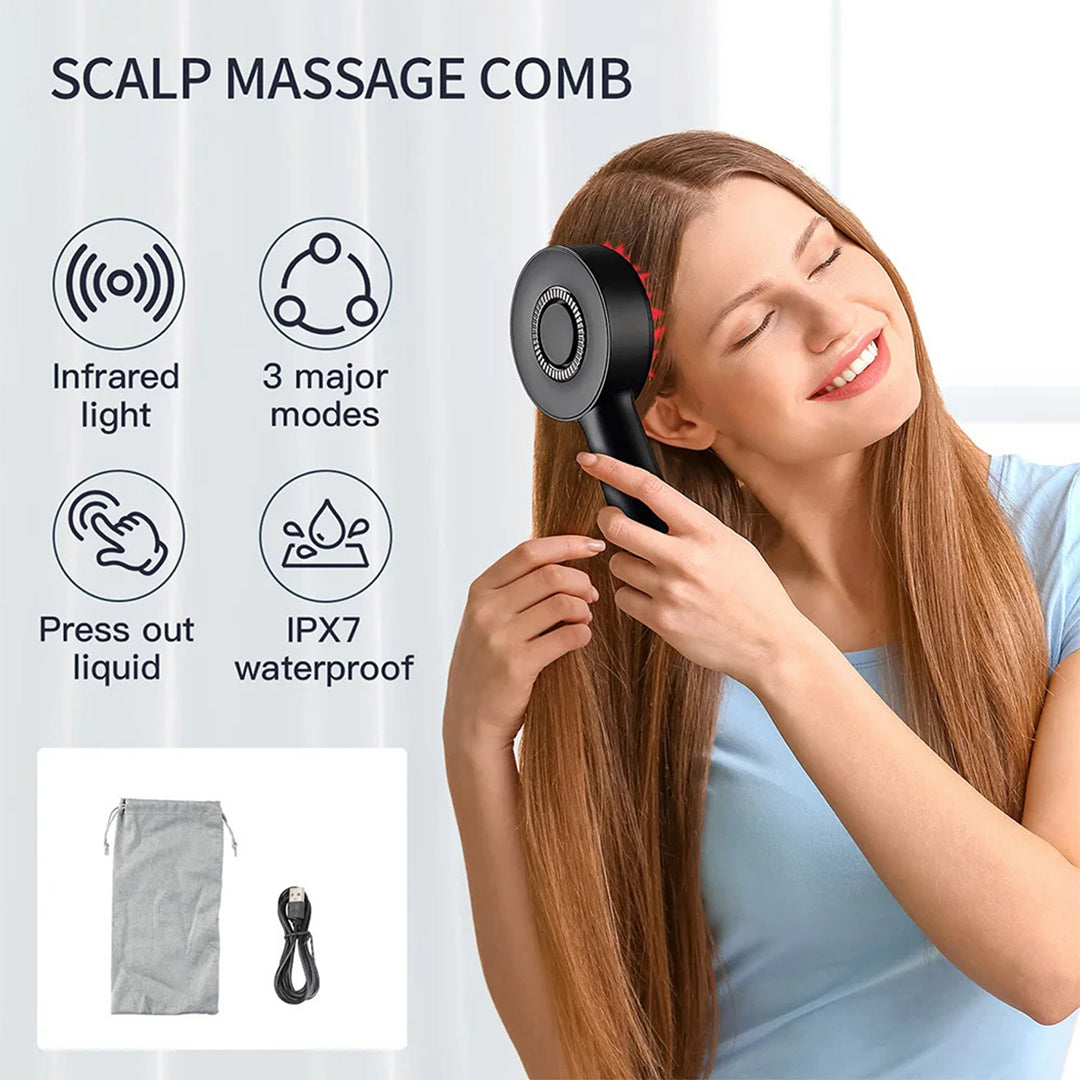 FIVOX LumiScalp™ – Infrared Oil Comb & Scalp Massager